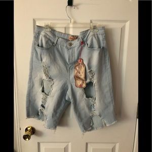 Elite Jeans Plus Shorts for Women, New With Tag, Size 18